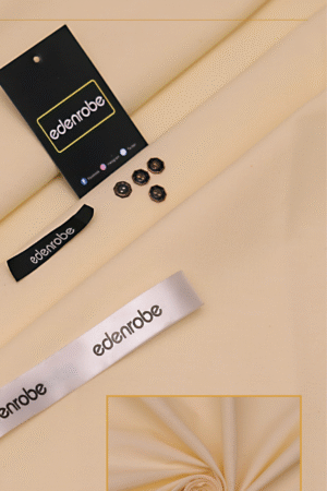 Edenrobe Cream Premium Wash & Wear Suiting