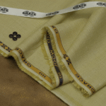 IZEL Premium Oxford Wool Suiting Fabric - Light Olive Green