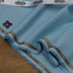 IZEL Premium Oxford Wool Suiting Fabric - Sky Blue