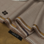 IZEL Premium Oxford Wool Suiting Fabric - Light Beige