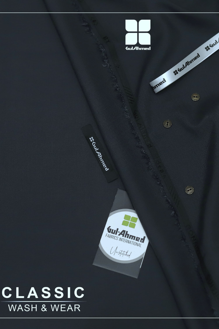 Gul Ahmed Classic Wash & Wear Fabric
