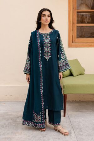 sapphire  teal/blue green dhanak outfit