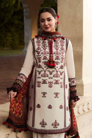 Elegant Dhanak Embroidered Outfit