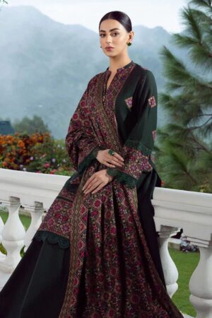 Winter Dhanak Outfits with Elegant Shawls